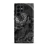 Alcina’s Beauty Overcomes All of Ruggiero’s Misgivings - Gustave Dore Samsung Case, Galaxy S22 Ultra / Matte, Black White Phone Case Ornate