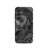 Alcina’s Beauty Overcomes All of Ruggiero’s Misgivings - Gustave Dore Samsung Case, Galaxy S25 / Matte, Black White Phone Case Intricate