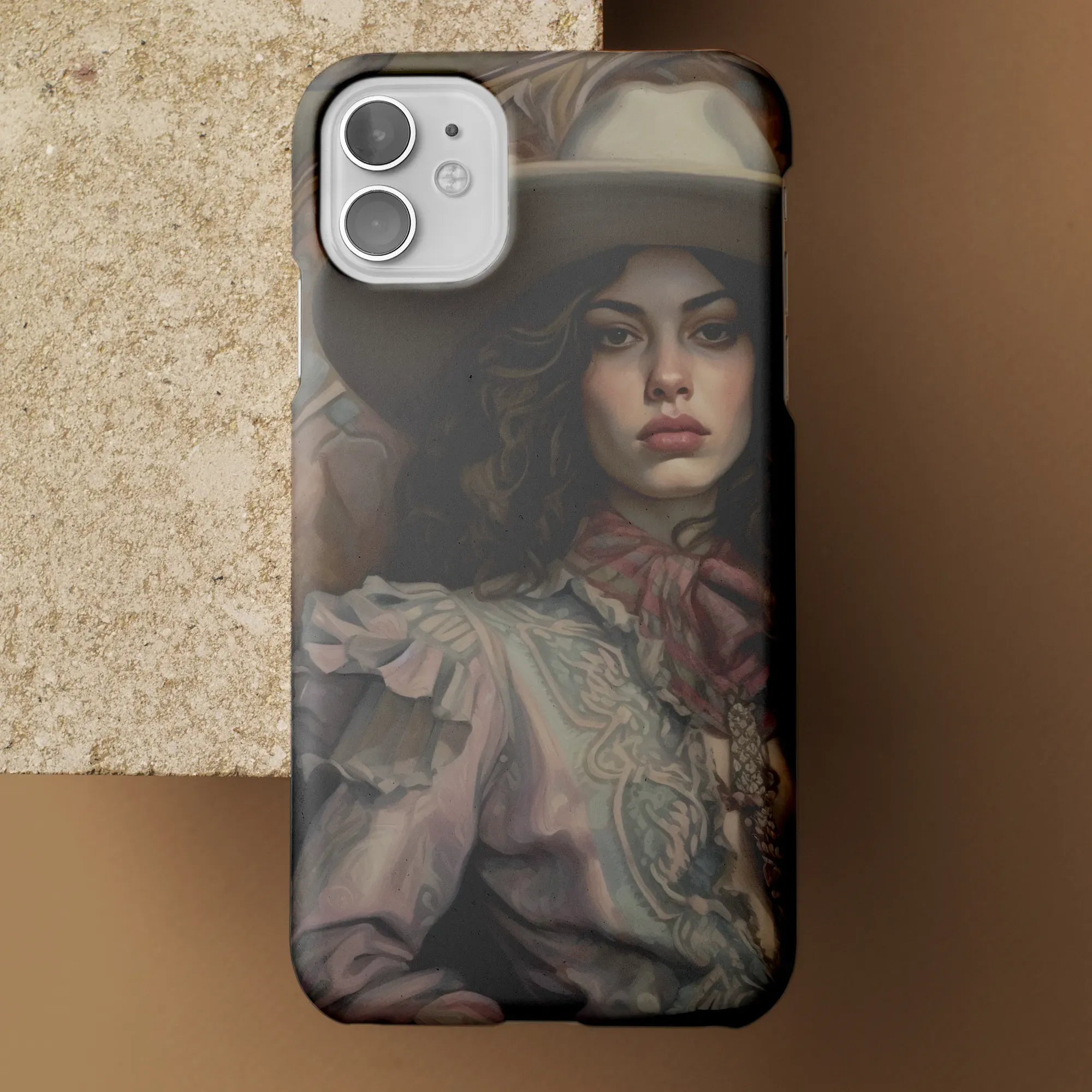 Alex The Lesbian Cowgirl - Sapphic Art Phone Case - Mobile Phone Cases - Aesthetic Art