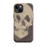 All is Vanity - Charles Allan Gilbert Iphone Case, 15 Plus / Matte, Iphone Case Vintage-style Illustration Two Women