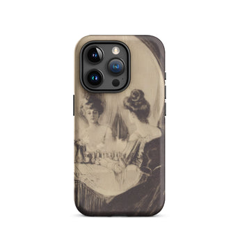 All is Vanity - Charles Allan Gilbert Iphone Case, 15 Pro / Matte, Iphone Surrealist Artwork Case Skull Illusion Formed Two