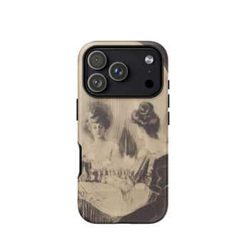 All is Vanity - Charles Allan Gilbert Phone Case Iphone 17 Pro / Matte Iphone 12 Pro Max Case Vintage Portrait Design Charles Allan
