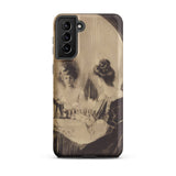All is Vanity - Charles Allan Gilbert Samsung Case, Galaxy S21 Plus / Matte, Tan Phone Case Vintage-style Illustration Two Women