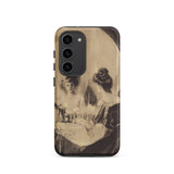 All is Vanity - Charles Allan Gilbert Samsung Case, Galaxy S23 / Matte, Smartphone Case Sepia-toned Illustration Two Women Vanity