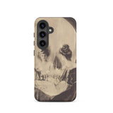 All is Vanity - Charles Allan Gilbert Samsung Case, Galaxy S24 / Matte, Smartphone Case Vintage-style Illustration Two Women