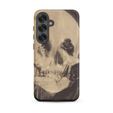 All is Vanity - Charles Allan Gilbert Samsung Case, Galaxy S25 Plus / Matte, Smartphone Optical Illusion Case Two Women Form Skull