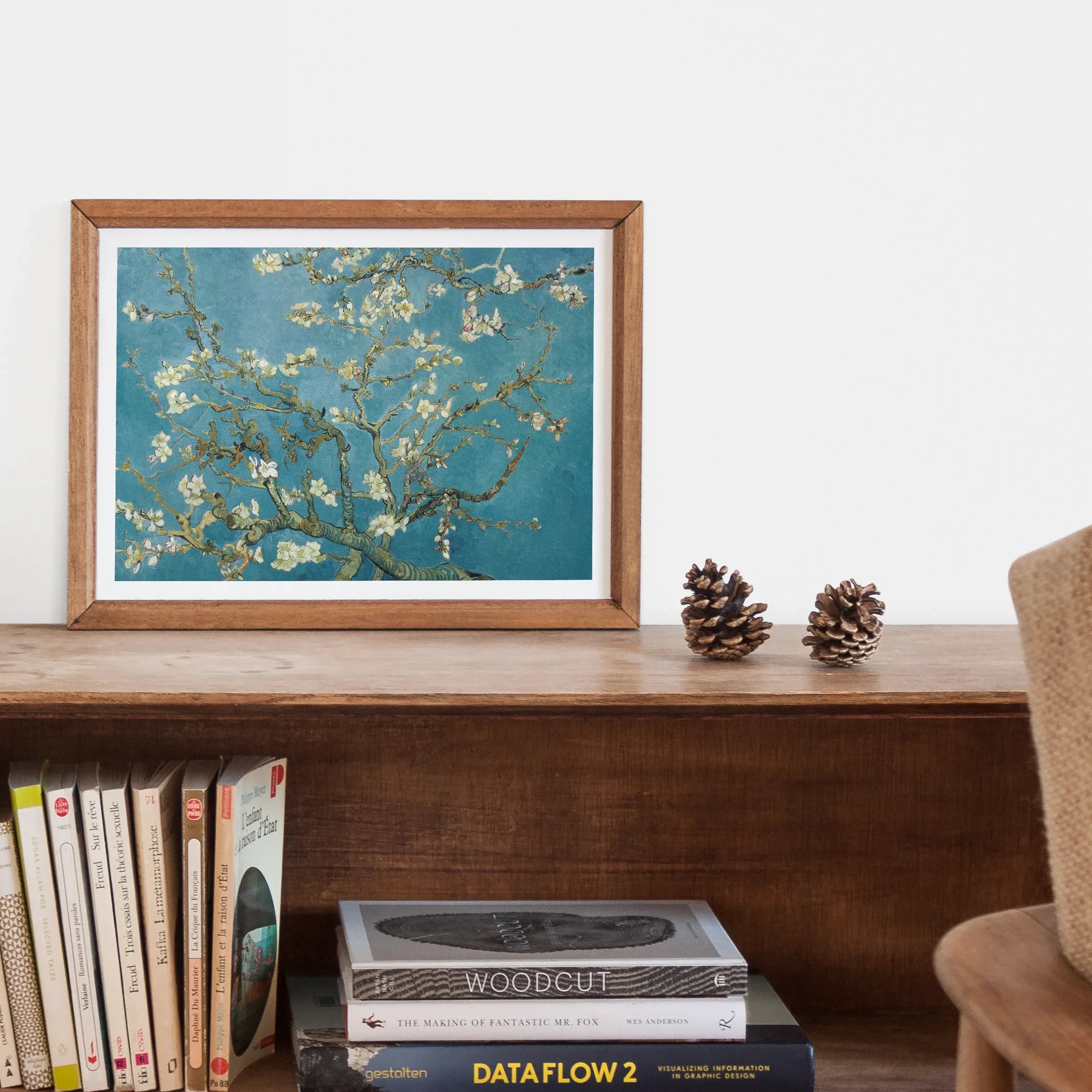 Almond Blossom By Vincent Van Gogh Fine Art Print - Posters Prints & Visual Artwork - Aesthetic Art