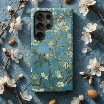 Almond Blossom - Vincent Van Gogh Phone Case Phone Case Gogh’s Almond Blossom Painting Blue Vincent Gogh, Blossom,