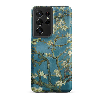 Almond Blossom - Vincent Van Gogh Phone Case Samsung Galaxy S21 Ultra / Matte Phone Case Vincent Gogh’s Almond Blossom White Gogh, Blossom,