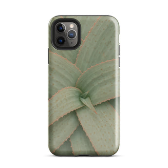 Aloe Pattern Iphone Case, 11 Pro Max / Gloss, Mobile Phone Cases, Toby Leon