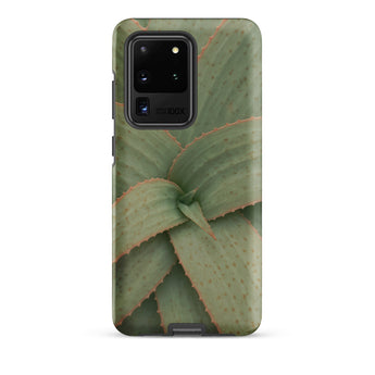 Aloe Pattern Samsung Case, Galaxy S20 Ultra / Matte, Mobile Phone Cases, Toby Leon