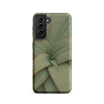 Aloe Pattern Samsung Case, Galaxy S21 / Matte, Mobile Phone Cases, Toby Leon