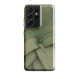 Aloe Pattern Samsung Case, Galaxy S21 Ultra / Gloss, Mobile Phone Cases, Toby Leon