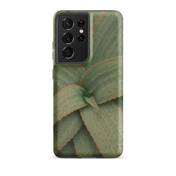 Aloe Pattern Samsung Case, Galaxy S21 Ultra / Matte, Mobile Phone Cases, Toby Leon