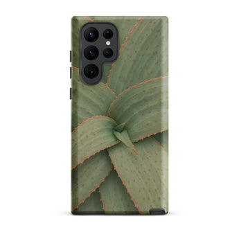 Aloe Pattern Samsung Case, Galaxy S22 Ultra / Matte, Mobile Phone Cases, Toby Leon