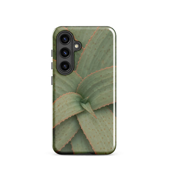 Aloe Pattern Samsung Case, Galaxy S24 / Gloss, Mobile Phone Cases, Toby Leon