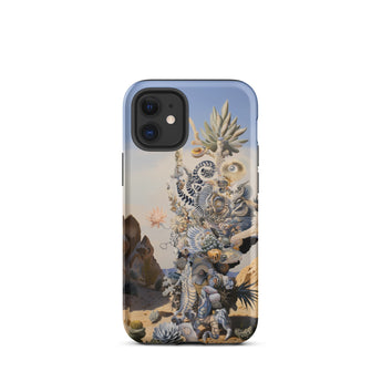 Altar - Surreal Cactus Goddess Art Iphone Case, 12 Mini / Matte, Artistic Phone Case
