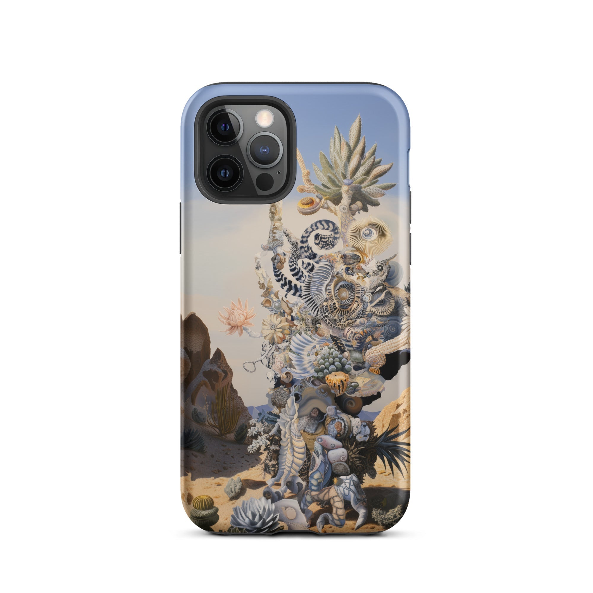 Altar Surreal Cactus Goddess Art Iphone Case, 12 Pro / Matte, Artistic Phone Case