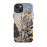 Altar - Surreal Cactus Goddess Art Iphone Case, 14 Plus / Matte, Iphone Case Surreal Desert Art