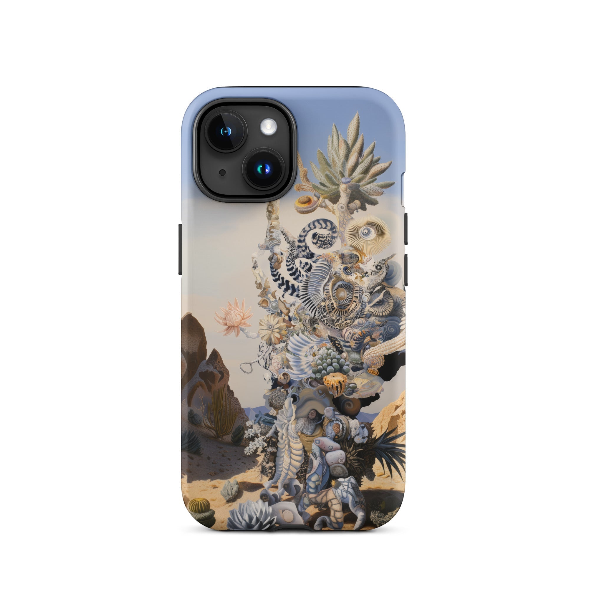 Altar Surreal Cactus Goddess Art Iphone Case, 15 / Matte, Phone Case Surrealist Art