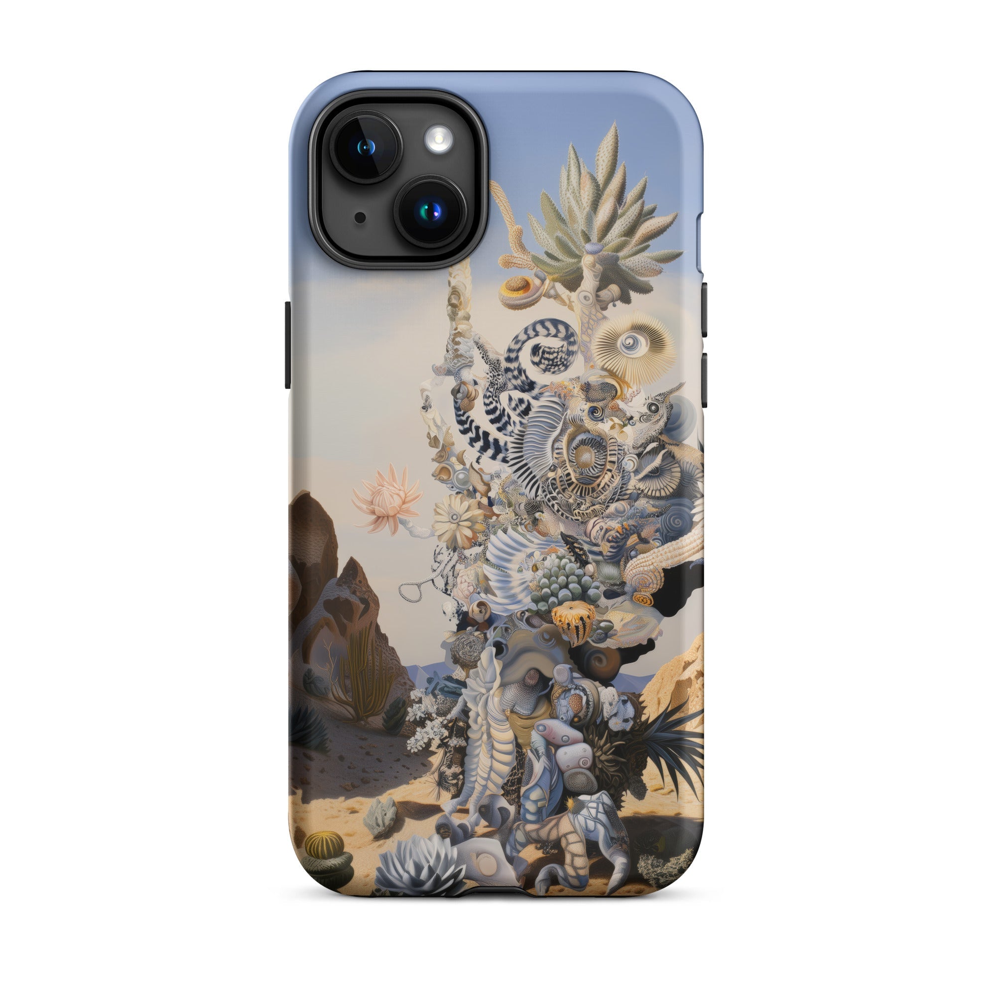 Altar Surreal Cactus Goddess Art Iphone Case, 15 Plus / Matte, Iphone Case Surreal Desert Art