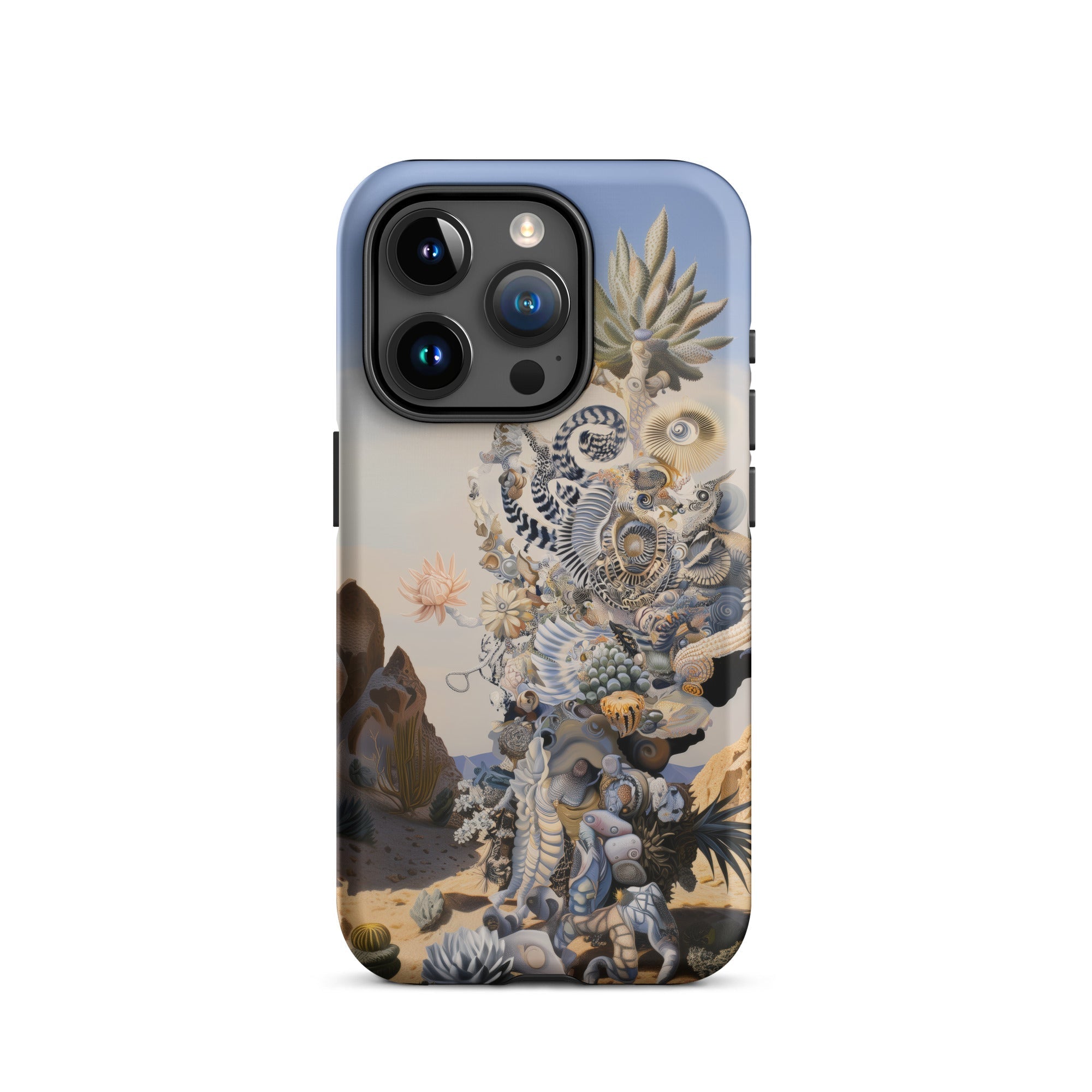 Altar Surreal Cactus Goddess Art Iphone Case, 15 Pro / Matte, Artistic Phone Case