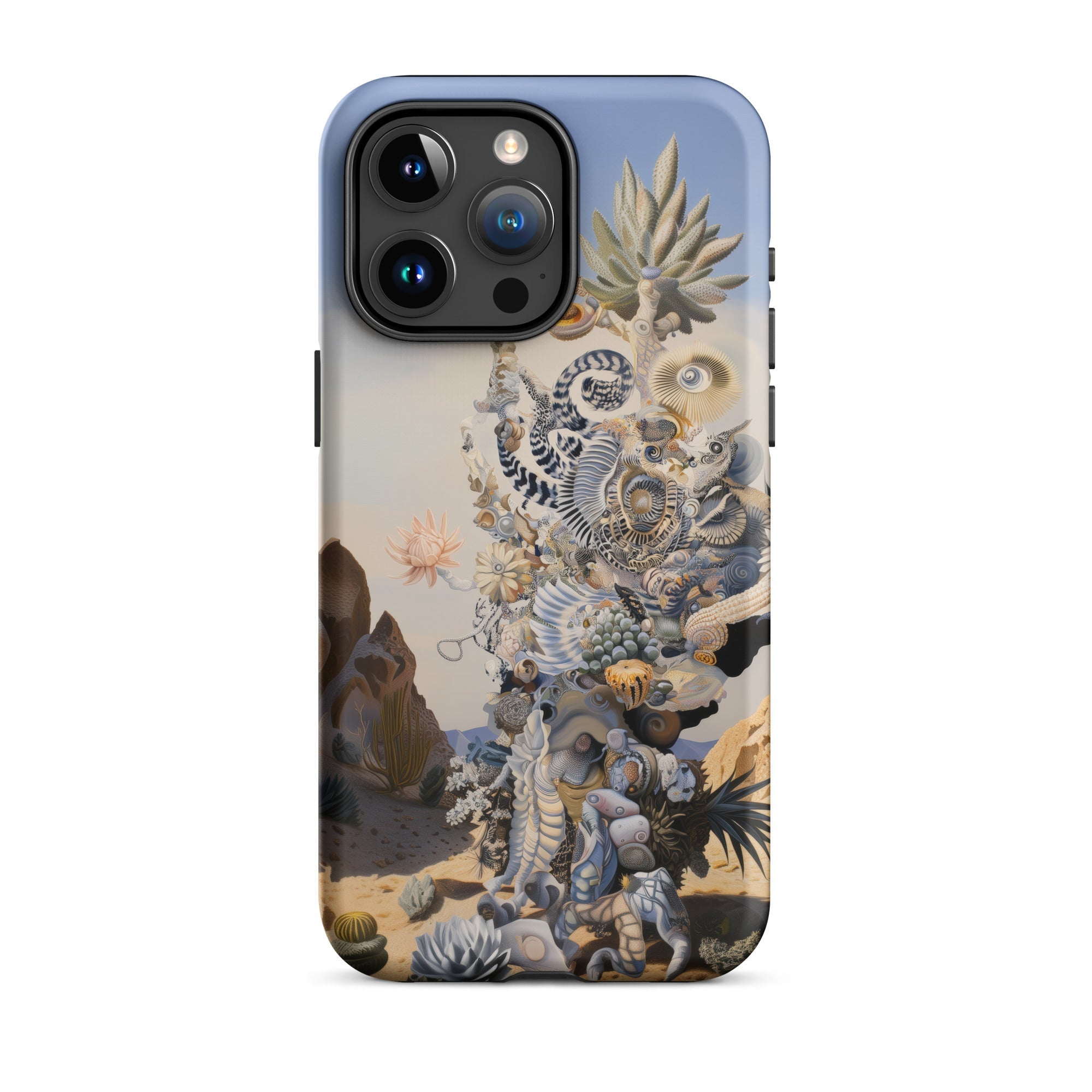 Altar Surreal Cactus Goddess Art Iphone Case, 15 Pro Max / Matte, Phone Case Surrealist Art