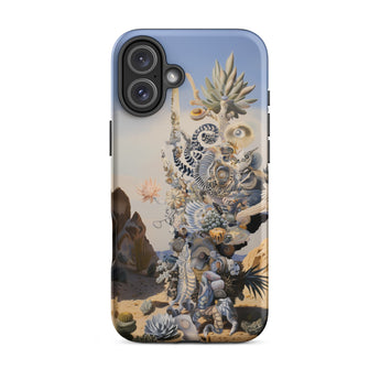 Altar - Surreal Cactus Goddess Art Iphone Case, 16 Plus / Matte, Phone Case Surreal Art