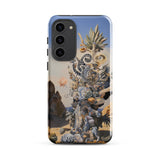 Altar - Surreal Cactus Goddess Art Phone Case, Samsung Galaxy S23 Plus / Gloss, Mobile Cases, Toby Leon