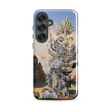 Altar - Surreal Cactus Goddess Art Phone Case, Samsung Galaxy S25 Plus / Gloss, Mobile Cases, Toby Leon