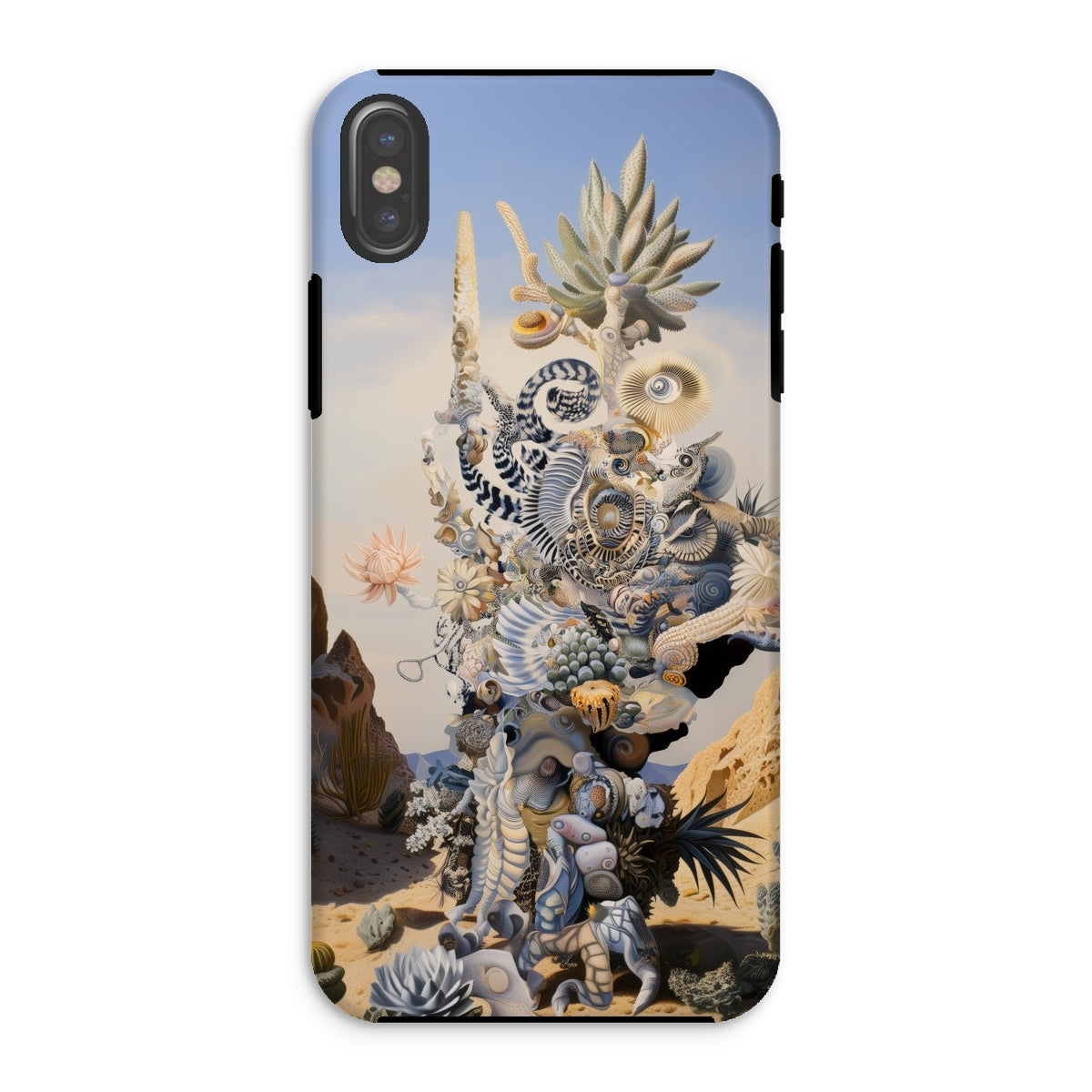 Altar Surreal Cactus Goddess Art Iphone Case, Xs / Matte, Phone Case Surrealist Art