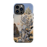 Altar - Surreal Cactus Goddess Art Phone Case Iphone 13 Pro Max / Matte Iphone Case Surreal Desert Scene Cactus Goddess, Goddess Art,