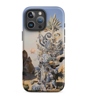 Iphone 16 Pro Max / Matte Altar - Surreal Cactus Goddess Art Phone Case, Evolved