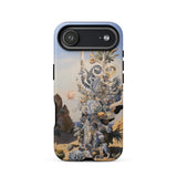 Altar - Surreal Cactus Goddess Art Phone Case Iphone 17 Air / Matte Iphone 12 Case Surreal Desert Design Mix Earthy Cactus Goddess, Goddess