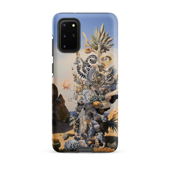 Altar - Surreal Cactus Goddess Art Phone Case Samsung Galaxy S20 Plus / Matte Phone Case Surreal Detailed Illustration Ornate Cactus-like