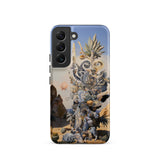 Altar - Surreal Cactus Goddess Art Phone Case Samsung Galaxy S22 / Matte Phone Case Surreal Detailed Illustration Fantastical Creatures