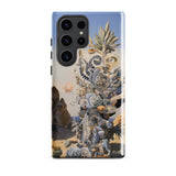 Altar - Surreal Cactus Goddess Art Phone Case Samsung Galaxy S23 Ultra / Gloss Sleek Phone Case Surreal Detailed Illustration Marine Life
