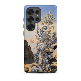 Altar - Surreal Cactus Goddess Art Phone Case Samsung Galaxy S25 Ultra / Matte Vibrant Detailed Illustration Fantastical Sea, Evolved