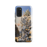 Altar - Surreal Cactus Goddess Art Samsung Case, Galaxy S20 / Gloss, Black Smartphone Nature-themed Protective Case