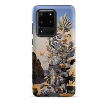 Altar - Surreal Cactus Goddess Art Samsung Case, Galaxy S20 Ultra / Matte, Smartphone Decorative Case Surreal Desert Imagery
