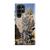 Altar - Surreal Cactus Goddess Art Samsung Case, Galaxy S22 Ultra / Matte, Smartphone Case Surrealist Landscape Design Assortment Creatures