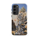 Altar Surreal Cactus Goddess Art Samsung Case, Galaxy S23 Plus / Gloss, Smartphone Case Surrealist Landscape Detailed Fantastical Tree