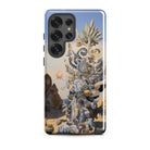 Altar Surreal Cactus Goddess Art Samsung Case, Galaxy S25 Ultra / Gloss, Smartphone Decorative Desert Themed Case