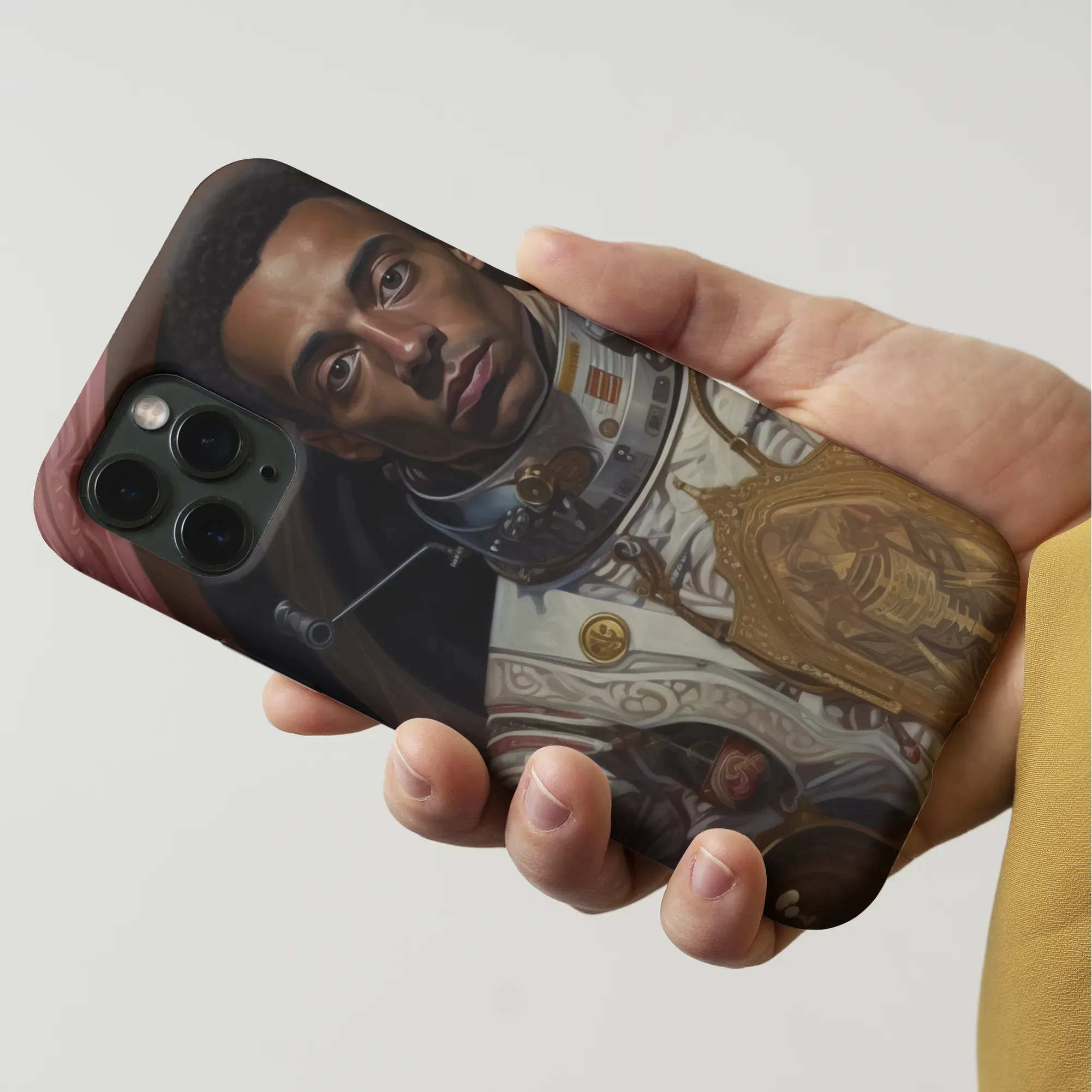Amari The Gay Astronaut - Gay Aesthetic Art Phone Case - Mobile Phone Cases - Aesthetic Art