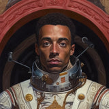 Amari - Gay Black Astronaut Aesthetic Art Print - Posters Prints & Visual Artwork - Aesthetic Art