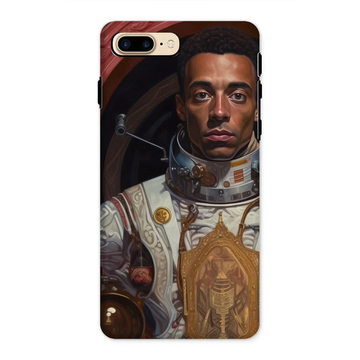 Amari - Gay Black Astronaut Iphone Case 8 Plus / Matte Mobile Phone Cases