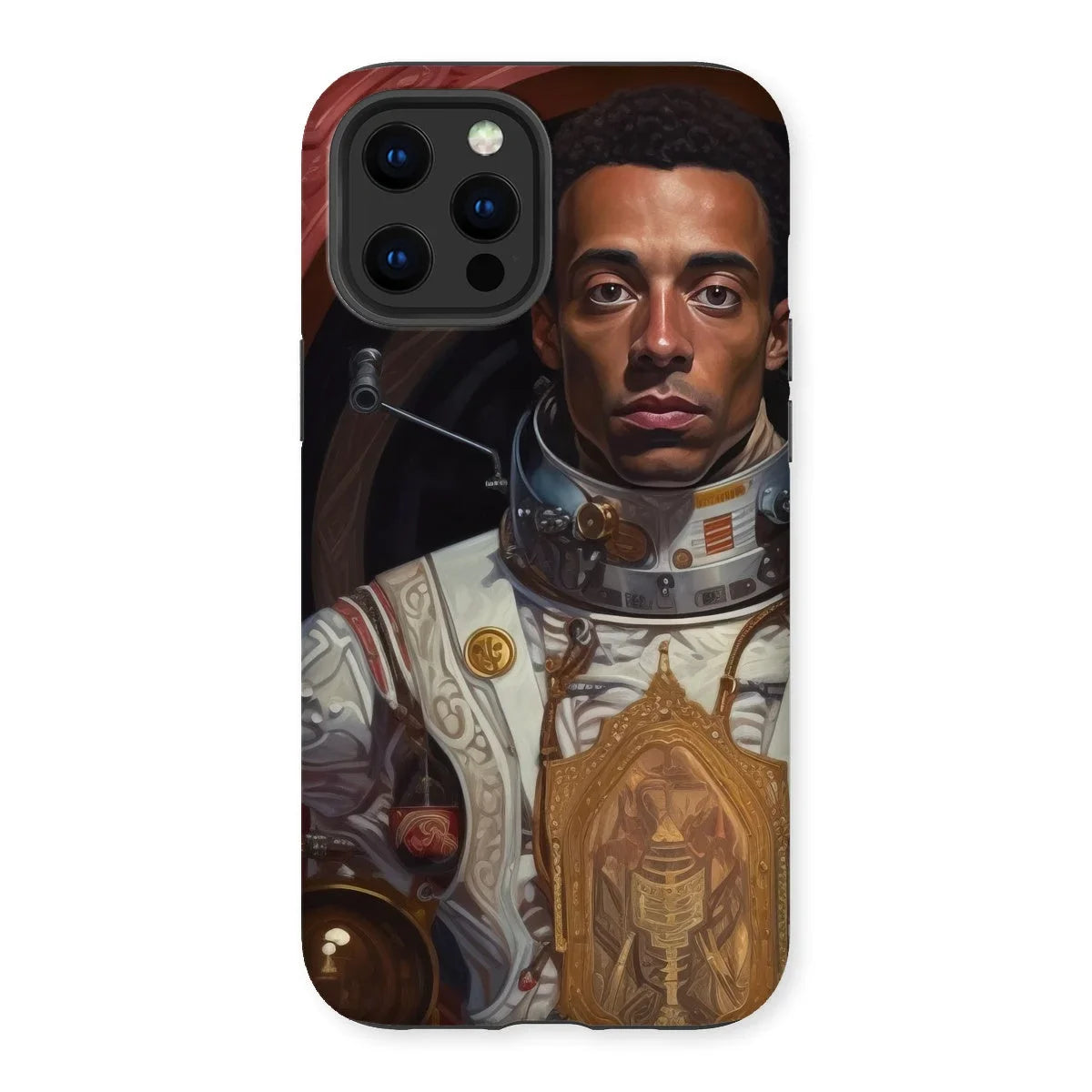 Amari - Gay Black Astronaut Iphone Case 13 Pro Max / Matte Mobile Phone Cases