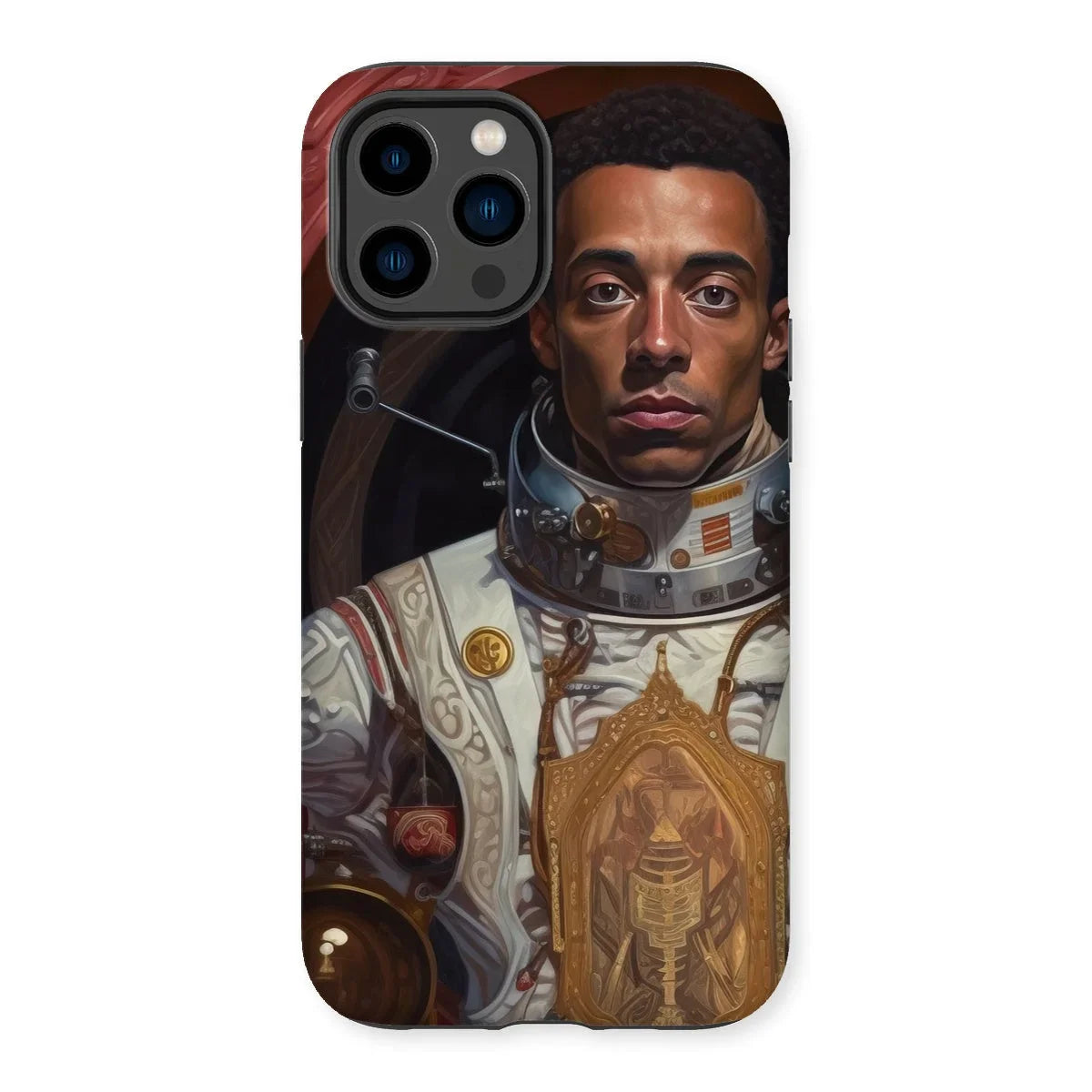 Amari - Gay Black Astronaut Iphone Case 14 Pro Max / Matte Mobile Phone Cases