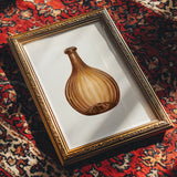 Amber Bottle - Anna Aloisi 1930s Glassware Art Print / Canvas, Anna Aloisi’s 1930s, Aloisi’s 1930s Amber, Aloisi 1930s Glassware