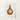 Watercolor Illustration Brown Ribbed Glass Bottle Slender Neck Anna Aloisi’s 1930s, Amber, Aloisi Glassware